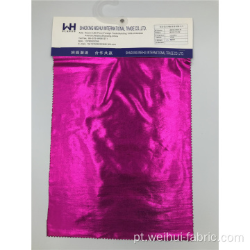 Tecido de malha de qualidade confiável T / SP Bronzing Purple Tecidos